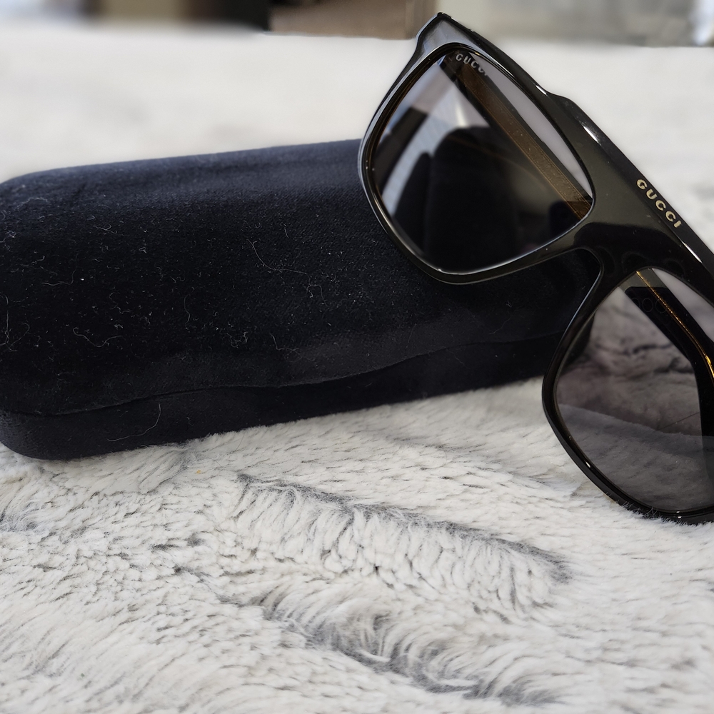Gucci Black Sunglasses with Case